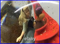 Disney 26755 Sleeping Beauty And Prince Wood Base Snow Globe Once Upon A Dream