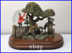 Disney 26755 Sleeping Beauty And Prince Wood Base Snow Globe Once Upon A Dream