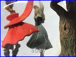 Disney 26755 Sleeping Beauty And Prince Wood Base Snow Globe Once Upon A Dream