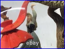 Disney 26755 Sleeping Beauty And Prince Wood Base Snow Globe Once Upon A Dream