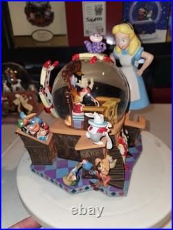 Disney 50th Anniversary Alice In Wonderland Courtroom Trial Musical Snowglobe