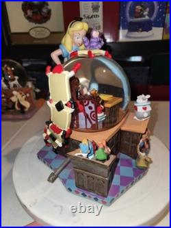 Disney 50th Anniversary Alice In Wonderland Courtroom Trial Musical Snowglobe