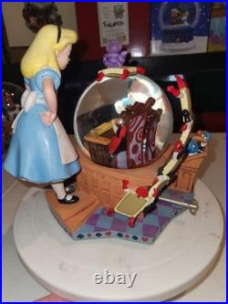 Disney 50th Anniversary Alice In Wonderland Courtroom Trial Musical Snowglobe