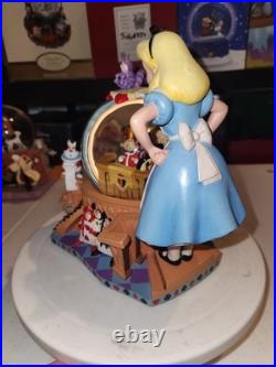 Disney 50th Anniversary Alice In Wonderland Courtroom Trial Musical Snowglobe