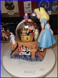 Disney 50th Anniversary Alice In Wonderland Courtroom Trial Musical Snowglobe