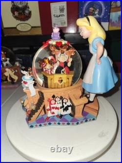 Disney 50th Anniversary Alice In Wonderland Courtroom Trial Musical Snowglobe