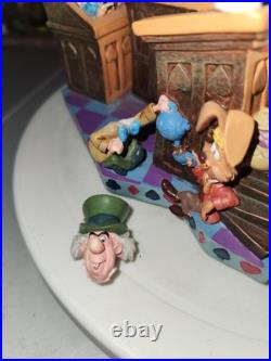 Disney 50th Anniversary Alice In Wonderland Courtroom Trial Musical Snowglobe
