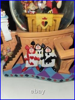 Disney 50th Anniversary Alice In Wonderland Courtroom Trial Musical Snowglobe