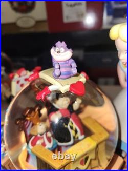 Disney 50th Anniversary Alice In Wonderland Courtroom Trial Musical Snowglobe