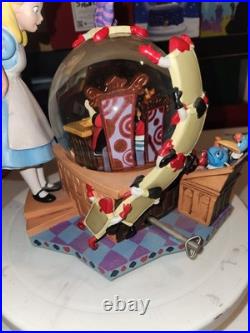 Disney 50th Anniversary Alice In Wonderland Courtroom Trial Musical Snowglobe