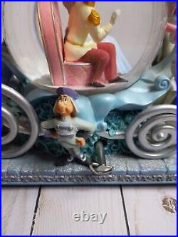 Disney 50th Anniversary Cinderella Stagecoach Musical Snow Globe So This is Love
