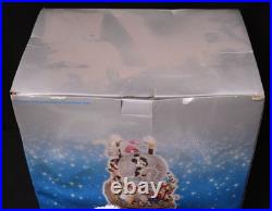 Disney 75th Mickey's Steamboat Ride Snow Globe Musical Withorig Box Works MINT