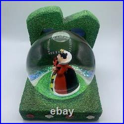 Disney ALICE IN WONDERLAND Snow Globe Bookends Queen of Hearts