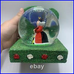 Disney ALICE IN WONDERLAND Snow Globe Bookends Queen of Hearts