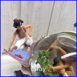 Disney Adventures Musical Snow-globe #28560 With Box Tarzan Hercules Aladdin