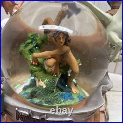 Disney Adventures Musical Snow-globe #28560 With Box Tarzan Hercules Aladdin