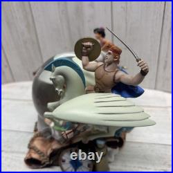 Disney Adventures Musical Snow-globe #28560 With Box Tarzan Hercules Aladdin