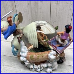 Disney Adventures Musical Snow-globe #28560 With Box Tarzan Hercules Aladdin