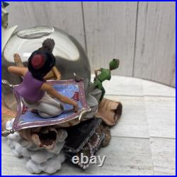 Disney Adventures Musical Snow-globe #28560 With Box Tarzan Hercules Aladdin