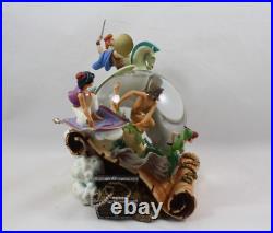 Disney Adventures Tarzan, Hercules, Aladdin, Peter Pan Musical Water Snow Globe