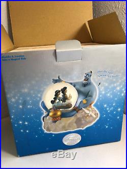 Disney Aladdin And Jasmine Snow Globe Take A Magical Ride New Musical