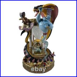 Disney Aladdin Arabian Nights Hourglass Snow Globe Musical