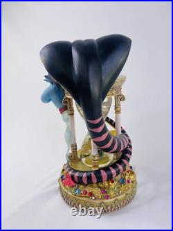 Disney Aladdin Arabian Nights Lightup Hourglass Snow Globe Musical, See pictures