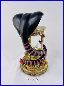 Disney Aladdin Arabian Nights Lightup Hourglass Snow Globe Musical, See pictures