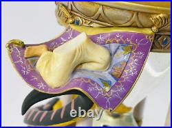 Disney Aladdin Arabian Nights Lightup Hourglass Snow Globe Musical, See pictures