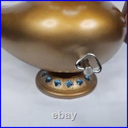 Disney Aladdin Art of Jasmine Genie Lamp Musical Snow Globe Disney Aladdin Art of Jasmine Genie Lamp Musical Snow Globe