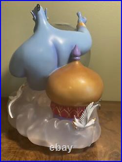 Disney Aladdin Genie And Jasmine Snow Globe