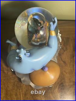 Disney Aladdin Genie And Jasmine Snow Globe