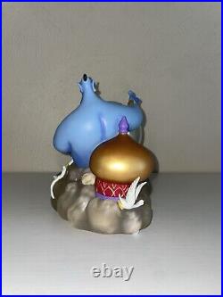 Disney Aladdin Jasmine And Genie Musical Snow Globe