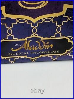 Disney Aladdin Jasmine Snow Globe Music Box Figure Toy Magic Lamp