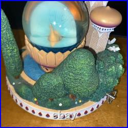 Disney Aladdin Princess Jasmine Rajah Peacock Fountain Snow Globe flaws