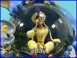 Disney Aladdin Share A Dream Come True Whole New World Musical Snowglobe Parade