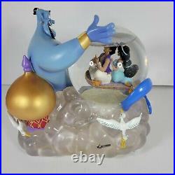 Disney Aladdin Snow Globe A Whole New World Genie Magic Carpet Ride