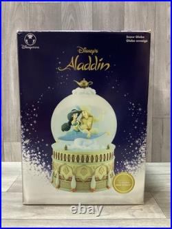 Disney Aladdin Snow Globe Jasmine Genie Musical Theme Withbox