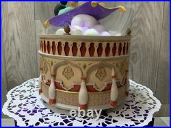 Disney Aladdin Snow Globe Jasmine Genie Musical Theme Withbox