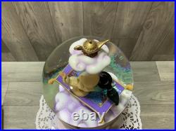 Disney Aladdin Snow Globe Jasmine Genie Musical Theme Withbox