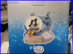 Disney Aladdin Snow Globe Magic Carpet Ride Genie Jasmine A Whole New World