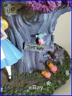 Disney Alice In Wonderland Cheshire Cat Musical Globe(light's up) I'm Late