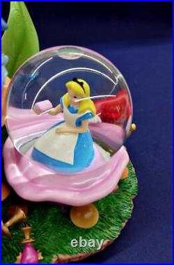 Disney Alice In Wonderland Snow Globe Music Box All In The Golden Afternoons JPN