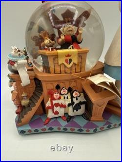 Disney Alice in Wonderland 50th Anniversary Musical Snowglobe Alice's Trial