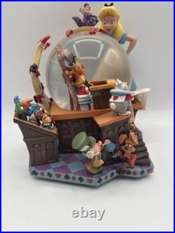 Disney Alice in Wonderland 50th Anniversary Musical Snowglobe Alice's Trial