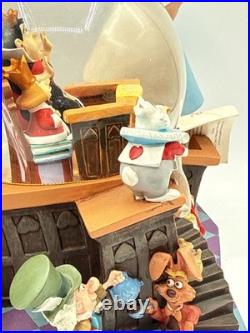 Disney Alice in Wonderland 50th Anniversary Musical Snowglobe Alice's Trial
