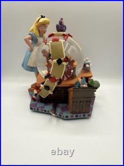 Disney Alice in Wonderland 50th Anniversary Musical Snowglobe Alice's Trial