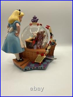 Disney Alice in Wonderland 50th Anniversary Musical Snowglobe Alice's Trial