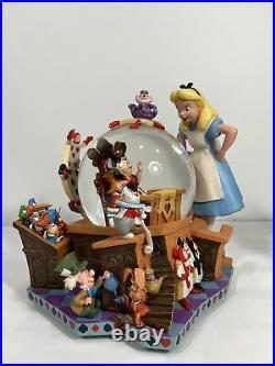 Disney Alice in Wonderland 50th Anniversary Snow Globe