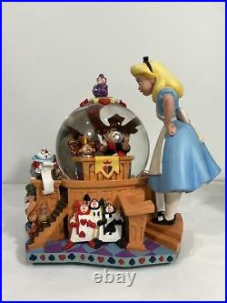 Disney Alice in Wonderland 50th Anniversary Snow Globe